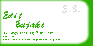 edit bujaki business card